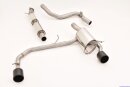 76mm catback-system with tailpipe left &amp; right stainless steel