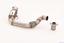 76mm downpipe with 200 cells HJS sport-catalyst stainless...