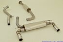 63.5mm catback-system with tailpipe left &amp; right stainless steel