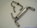 63.5mm catback-system with tailpipe left &amp; right stainless steel