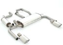 63.5mm catback-system with tailpipe left &amp; right stainless steel