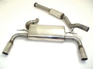 63.5mm catback-system with tailpipe left & right stainless steel