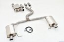 76mm catback-system with tailpipe left &amp; right with original flap-control stainless steel