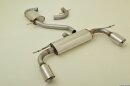 63.5mm catback-system with tailpipe left &amp; right stainless steel
