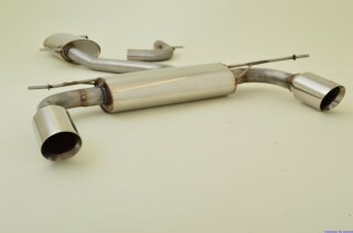 76mm catback-system with tailpipe left & right stainless steel