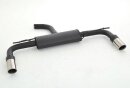 back-silencer with tailpipe left & right aluminised...