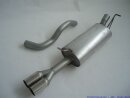 back-silencer aluminised steel