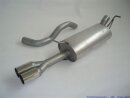 back-silencer aluminised steel