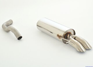 back-silencer stainless steel