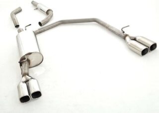 63.5mm catback-system with tailpipe left & right stainless steel