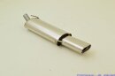 back-silencer stainless steel