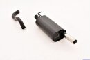 back-silencer Jubi-GTI-Sport-Look aluminised steel