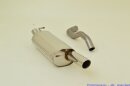 back-silencer Jubi-GTI-Look stainless steel