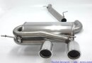 70mm racing catback-system with tailpipe left &amp; right stainless steel