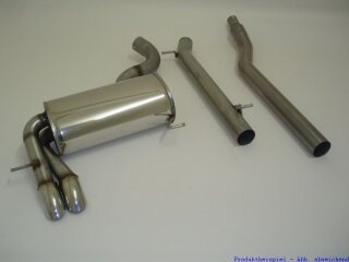 70mm catback-system stainless steel