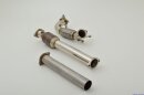 76mm downpipe with 200 cells HJS sport-catalyst stainless...