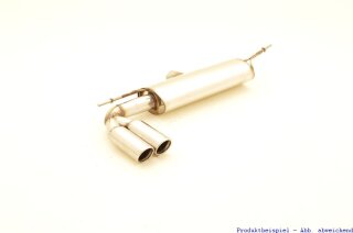 back-silencer stainless steel