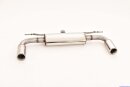 back-silencer with tailpipe left & right GTI-Look...