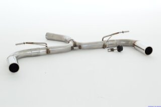 tailpipe-system for the left and the right side GTI-Look stainless steel