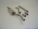 63.5mm racing catback-system stainless steel