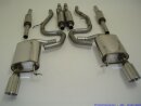 2x55mm catback-system with tailpipe left &amp; right stainless steel