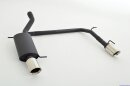 back-silencer with tailpipe left & right aluminised...