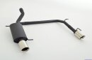 back-silencer with tailpipe left & right aluminised...