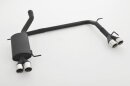 back-silencer with tailpipe left & right aluminised...
