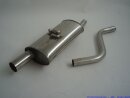 back-silencer stainless steel