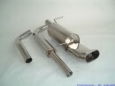 63.5mm catback-system stainless steel