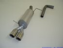 back-silencer aluminised steel