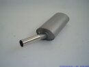 back-silencer aluminised steel