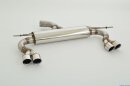 76mm back-silencer with tailpipe left &amp; right stainless steel