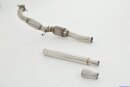 76mm downpipe with 200 cells HJS sport-catalyst stainless...
