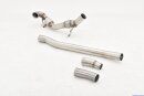 76mm downpipe with 200 cells sport-catalyst stainless steel