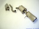 63.5mm catback-system stainless steel