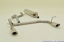 catback-system with tailpipe left &amp; right stainless steel