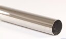 Polished stainless steel tailpipe 1 x 60mm sharp