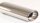 Polished stainless steel tailpipe 1 x 76x120mm oval straight rolled