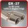 Polished stainless steel tailpipe 2 x 80mm round rolled slanted to the side
