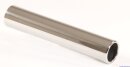 Polished stainless steel tailpipe 1 x 60mm round rolled