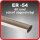 Polished stainless steel tailpipe 1 x 60mm round sharp-edged slanted