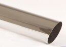 Polished stainless steel tailpipe 1 x 90mm round...