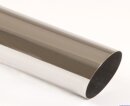 Polished stainless steel tailpipe 1 x 100mm round...