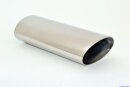 Endrohr Edelstahl poliert 1 x 77x124mm oval...