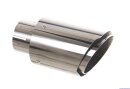 Polished stainless steel tailpipe 1 x 90mm round...