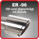 Endrohr Edelstahl poliert 1 x 100mm rund abgeschrägt...