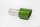 Endrohr Echt-Carbon 1 x 100mm rund abgeschrägt, grün glänzend