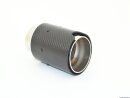 Tailpipe Carbon 1 x 90mm round black