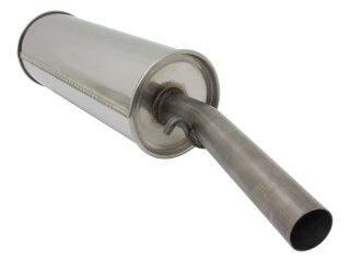 Rear silencer stainless steel